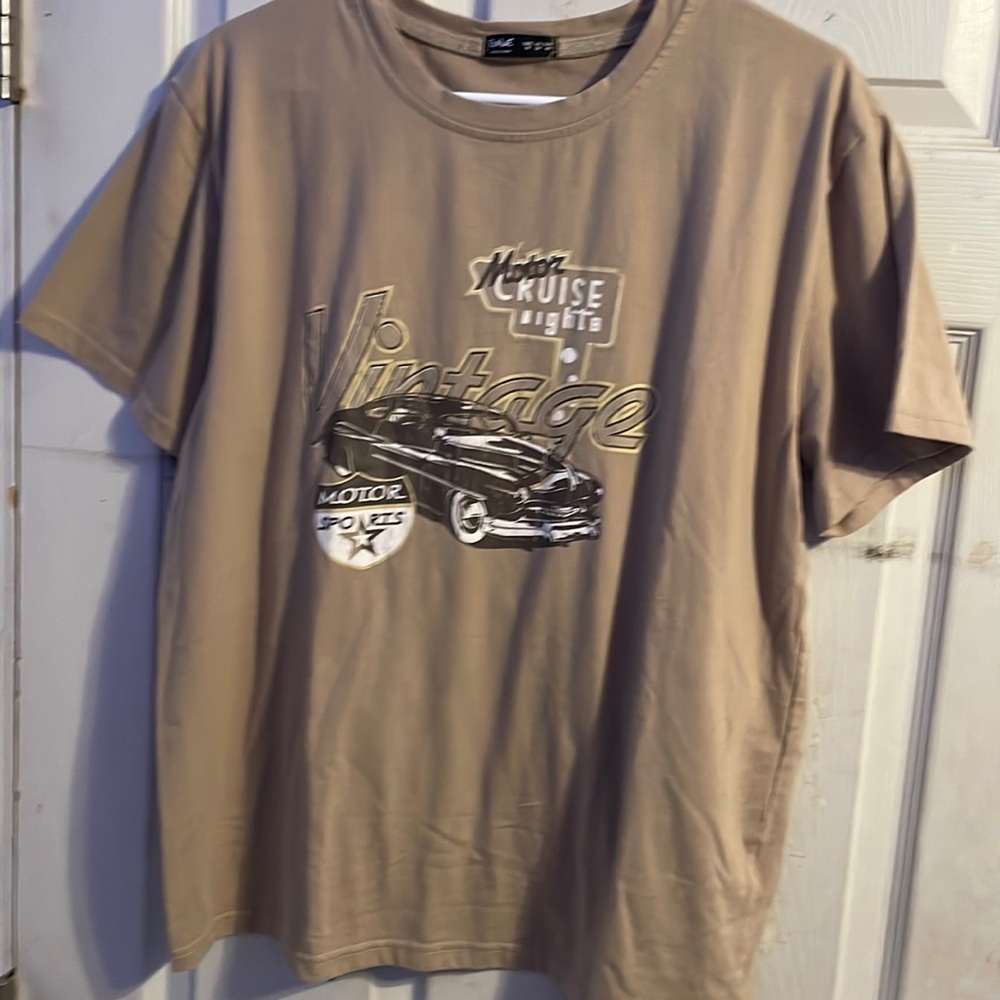 Light Brown Graphic Tee